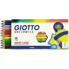 Astuccio 12 matite Giotto Supermina