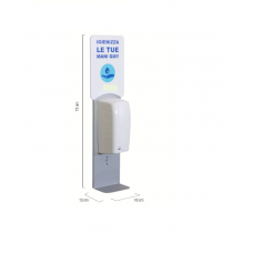 Supporto murale con dispenser automatico verniciato